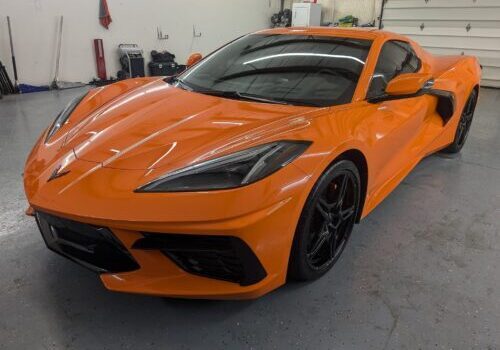 ceramic-window-tinting-orange-corvette-reflections-brunswick